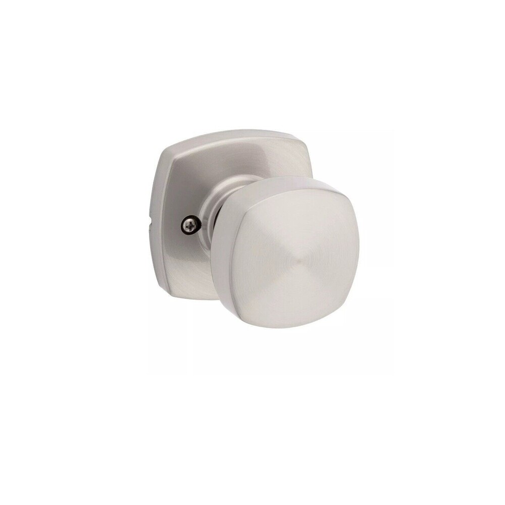 Dummy Door Knob Satin Nickel Non-Turning Interior Push/Pull
